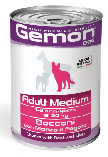 Monge Gemon Manzo Fegato Cani Adulti Taglia Media 415 g Mangime — confronto prezzi
