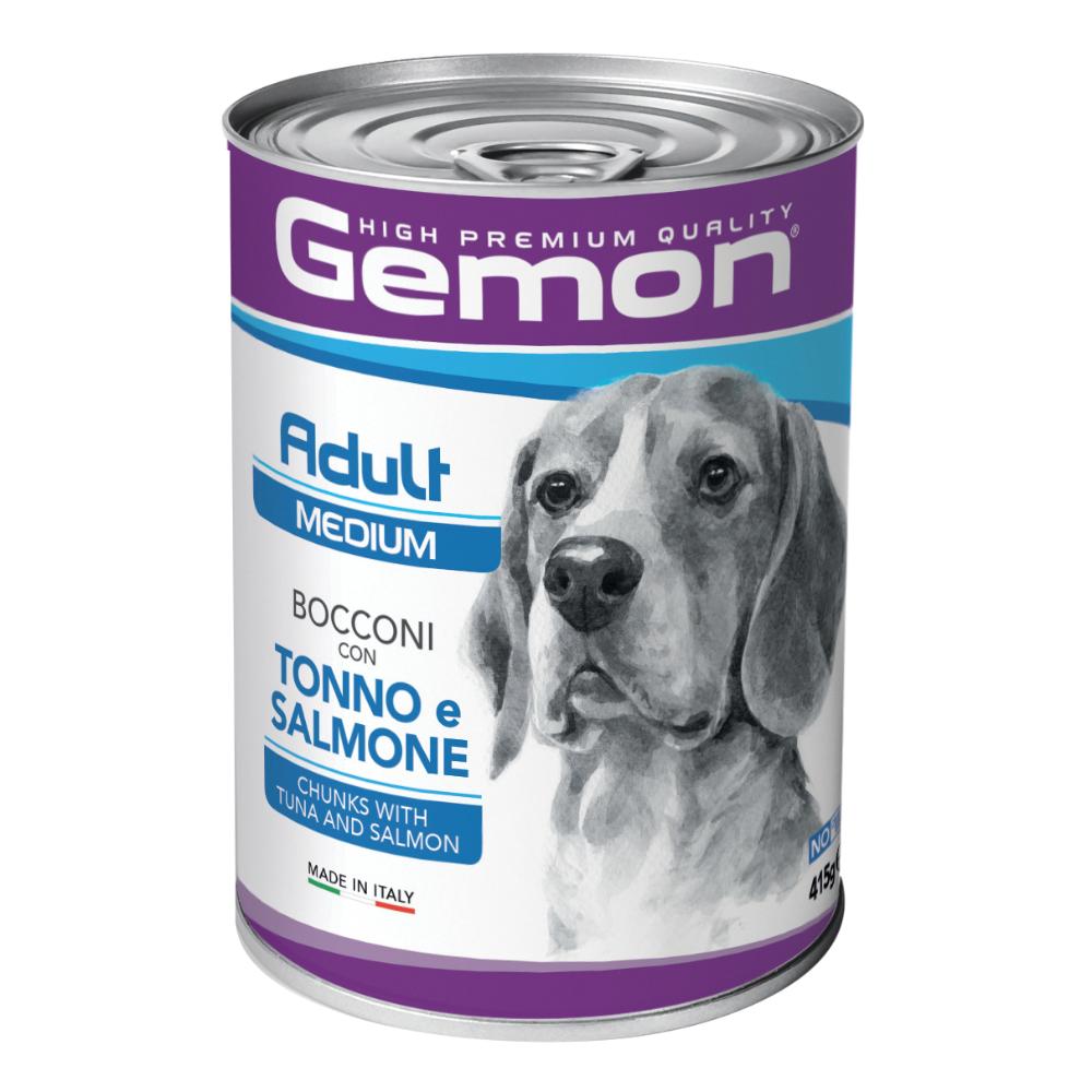 Gemon Adult Medium Bocconi Tonno Salmone 415 g Mangime
