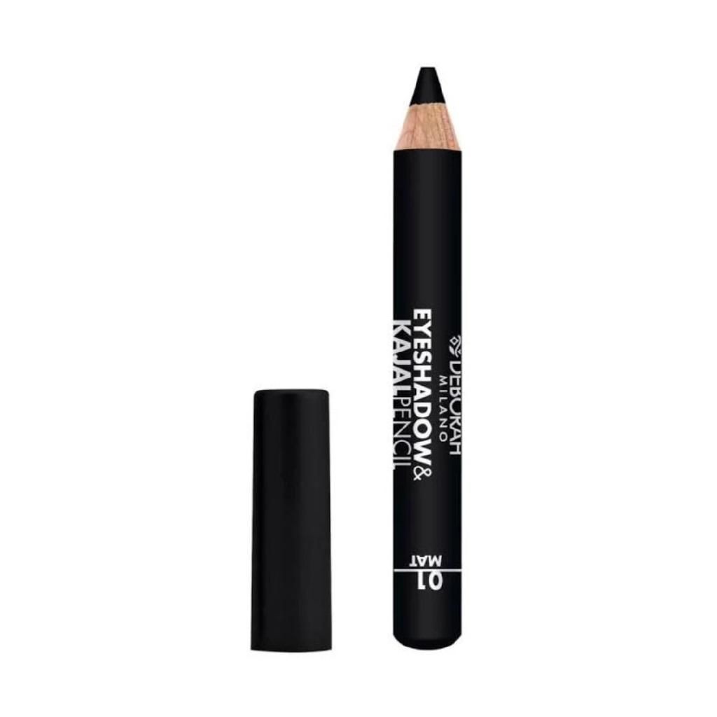 Deborah Eyeshadow & Kajal Pencil 07 Green Finish Pearly Ombretto Kayal 2 In 1