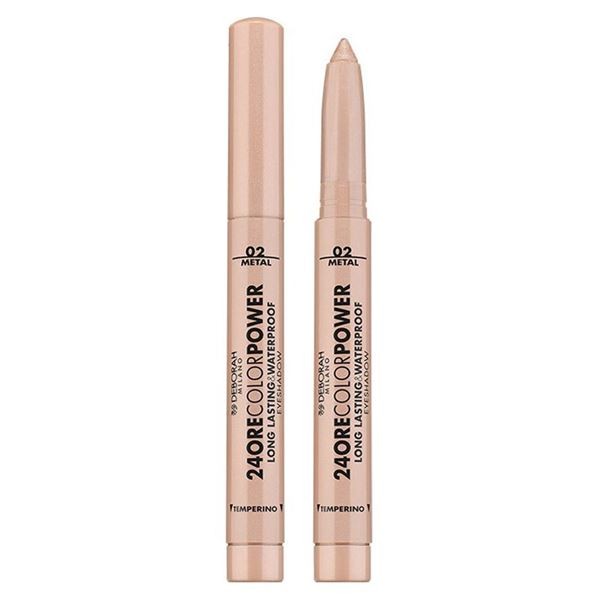 Deborah 24 Ore Color Power Long Lasting & Waterproof Eyeshadow 04 Warm Brown Metal