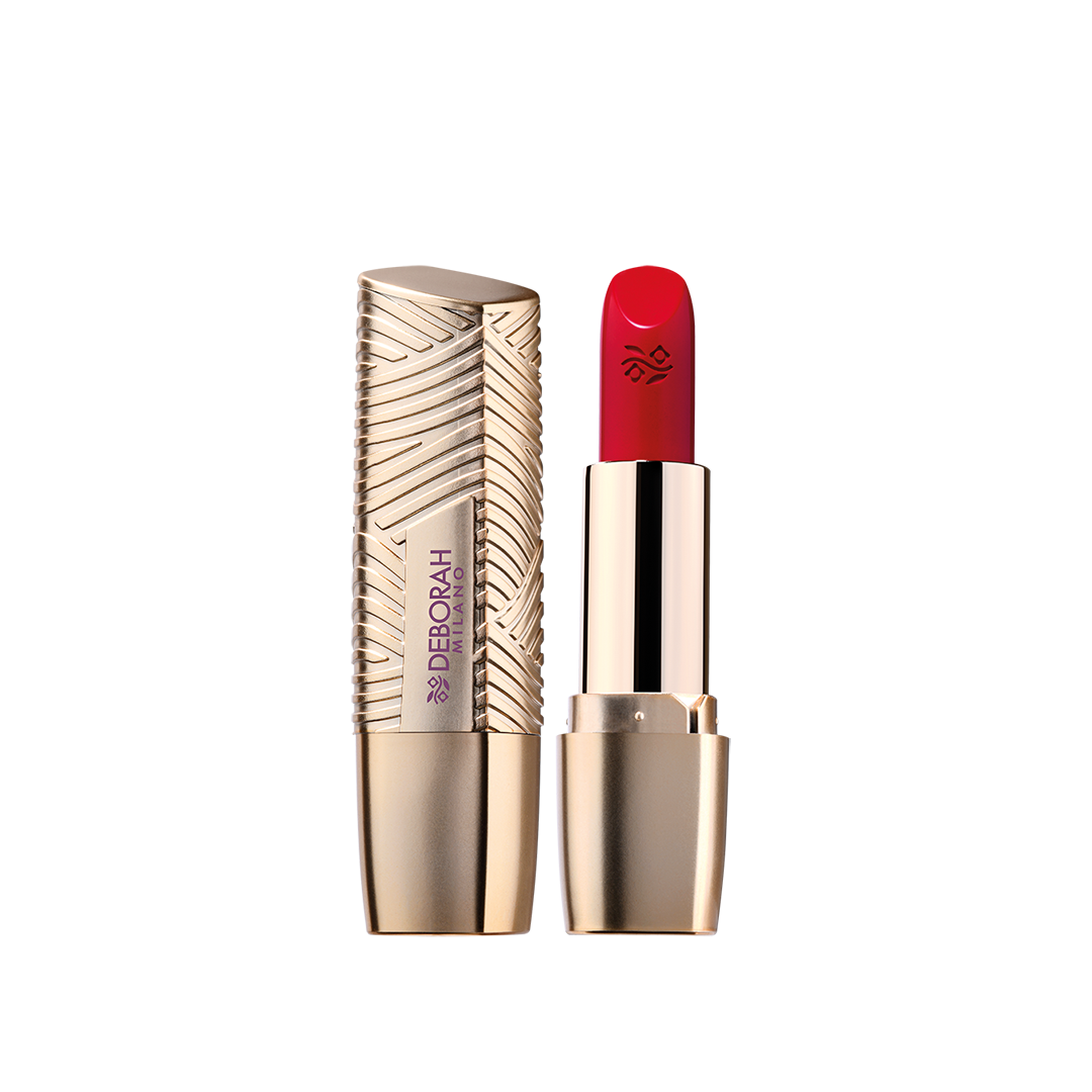 Deborah Milano Red 08 Hibiscus Desire Rossetto Brillante Texture Ricca 4,4 Grammi