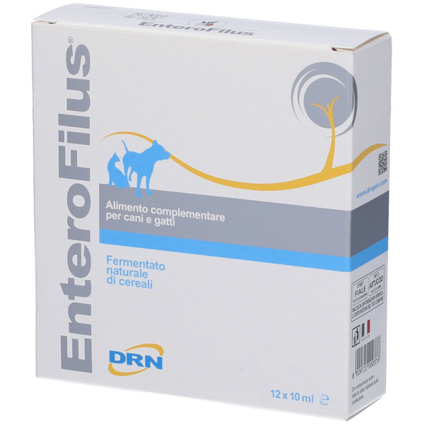 Drn Enterofilus Mangime Complementare Simbiotico Cani E Gatti 12 Fiale