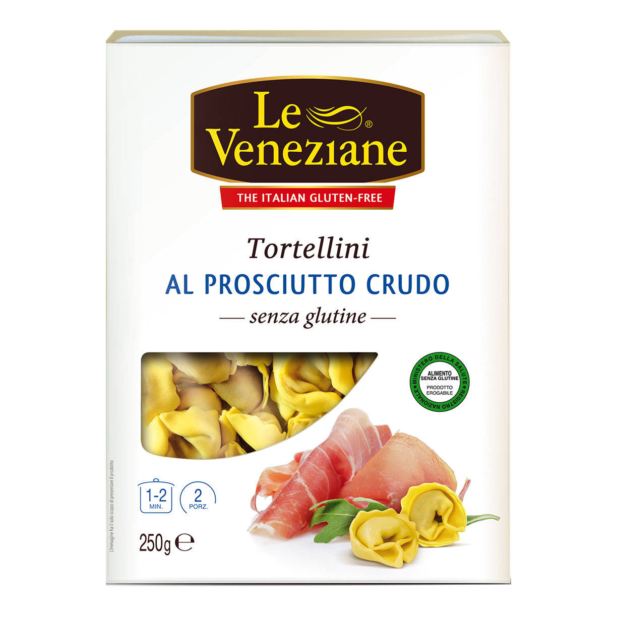 Le veneziane tortellini prosciutto crudo 250 g