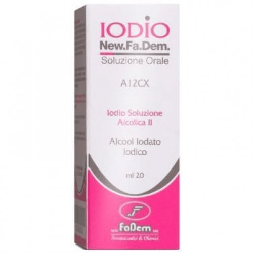 Soluzione Orale Iodio 2% Antisettico Disinfettante Cavo Orale New Fa Dem 20ml