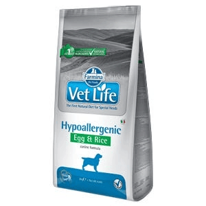 Farmina Vet Life Hypoallergenic Egg E Rice Cibo Secco Per Cani Sacco 2Kg — confronto prezzi
