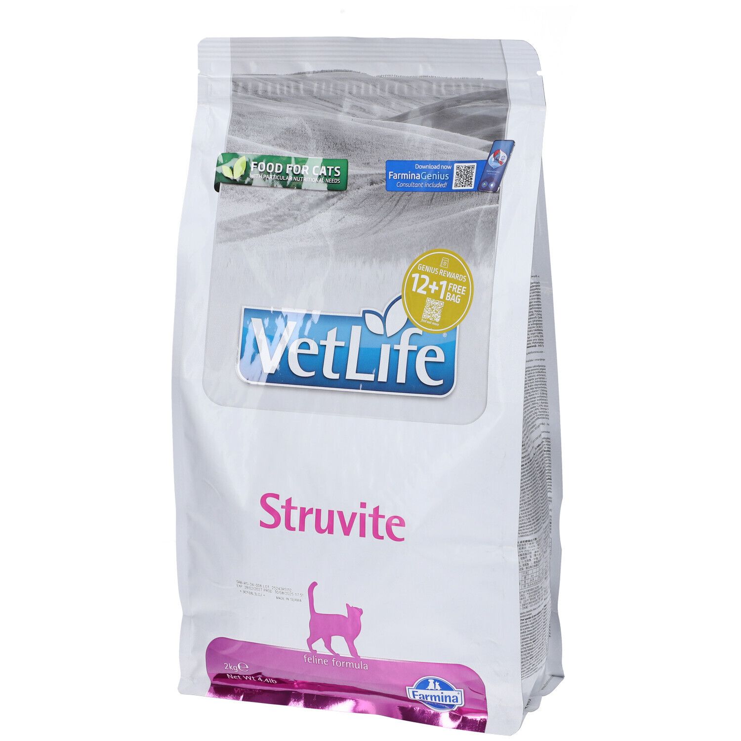 Farmina Vet Life Struvite Feline Formula 2Kg 2000 g Mangime