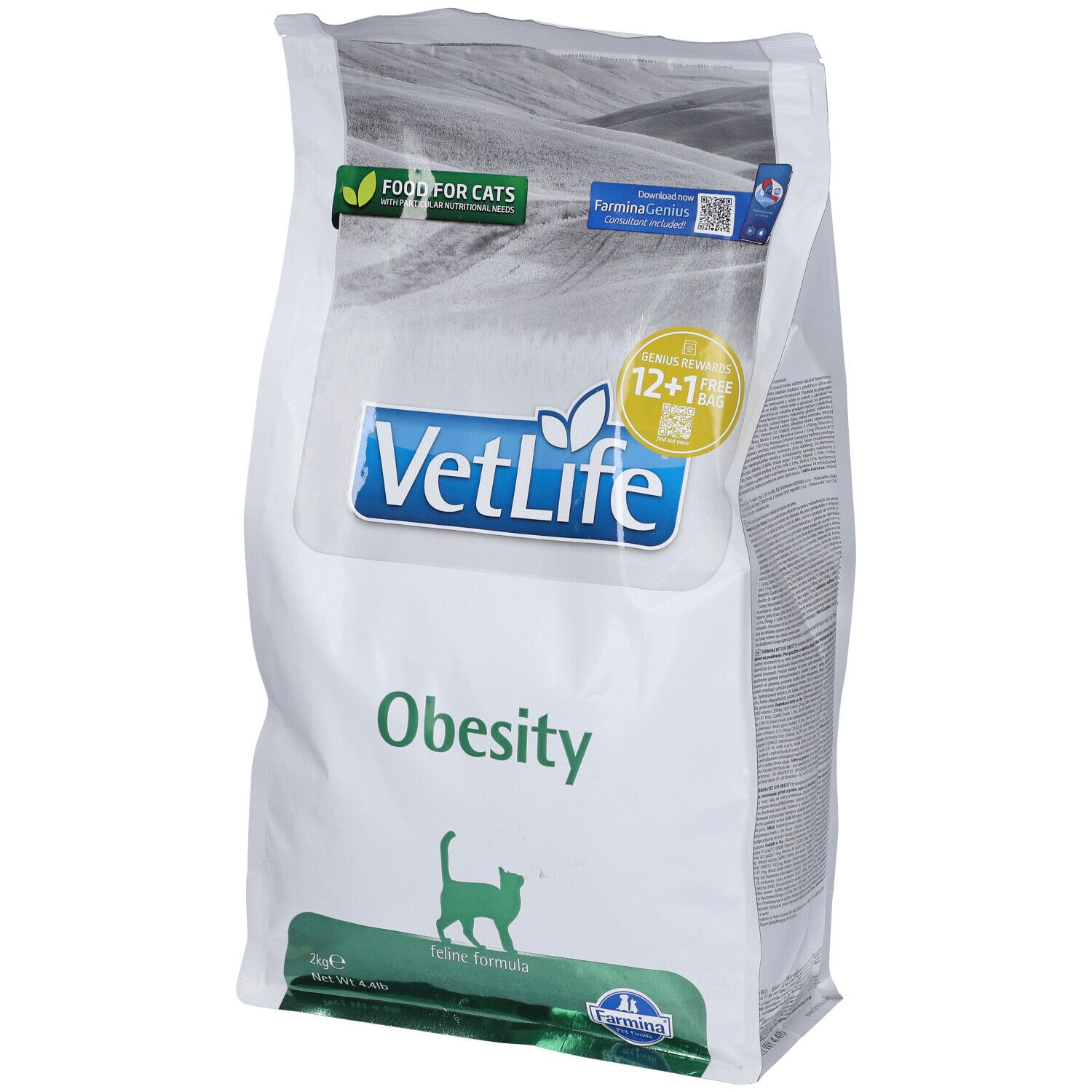 Farmina Vet Life Obesity Feline Formula 2Kg 2000 g Mangime