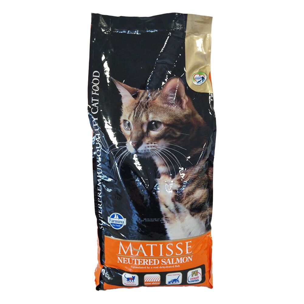 Farmina Matisse Neutered per Gatti Adulti Sterilizzati con Salmone 10000 g Mangime
