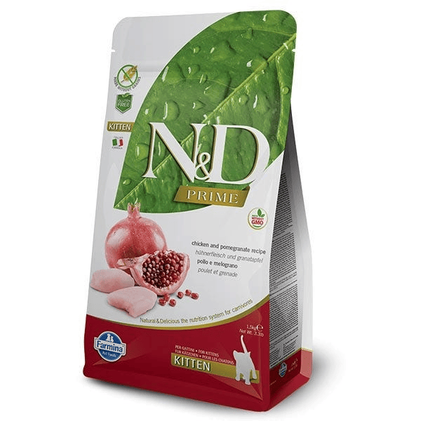Farmina N&D Prime Pollo E Melograno Gatti Cuccioli Sacco 1,5Kg