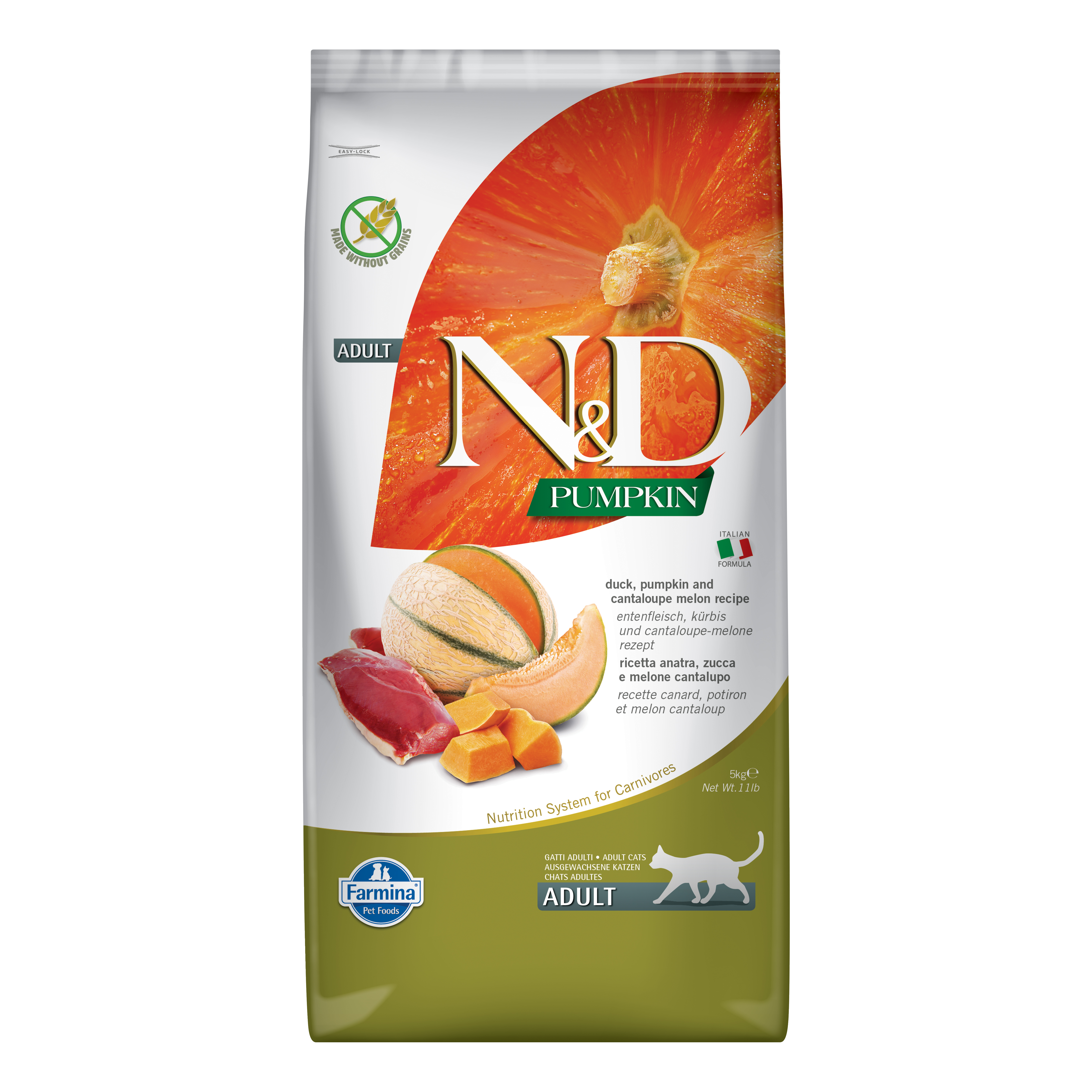 N&amp;d cat pumpkin duck 5 kg