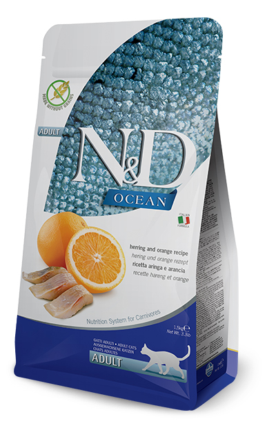 N&amp;d ocean cat herring&amp;orange adult 300 g