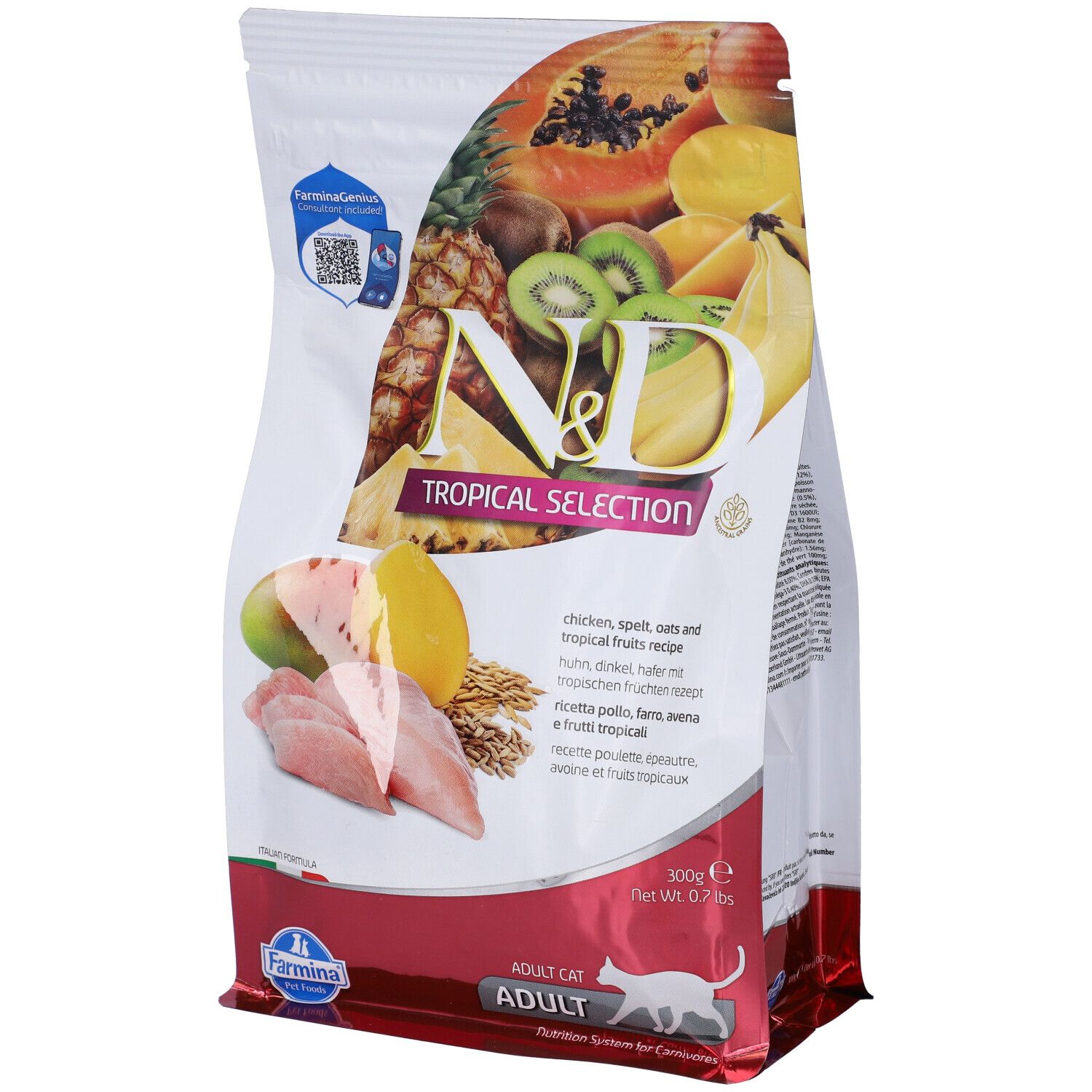 Farmina® N&D Cat Tropical Selection Chiecken 300 g Mangime
