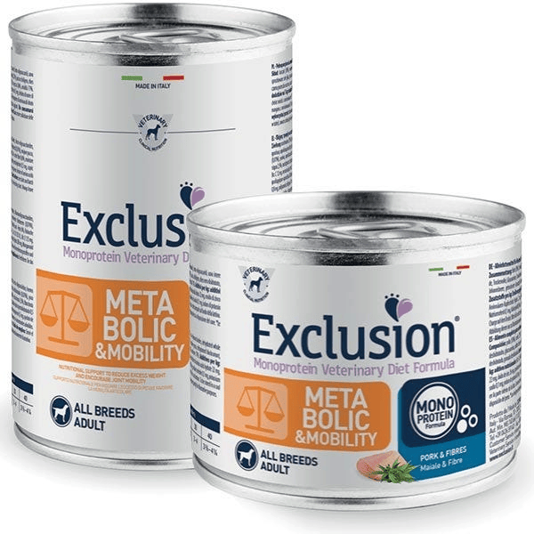 Exclusion Veterinary Diet Metabolic And Mobility Lattina Umido 400Gr — confronto prezzi