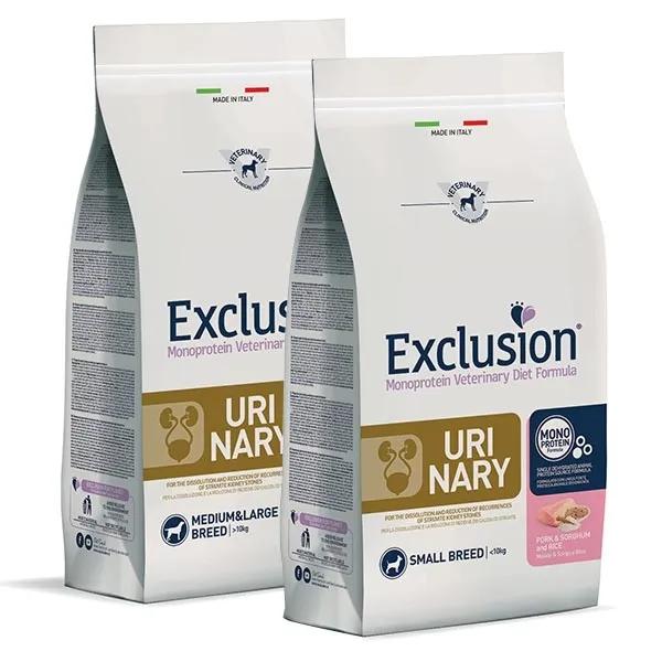 Exclusion Diet Urinary Small Breed Cibo Secco per Cani Adulti con Maiale Sacco da 2 kg — confronto prezzi