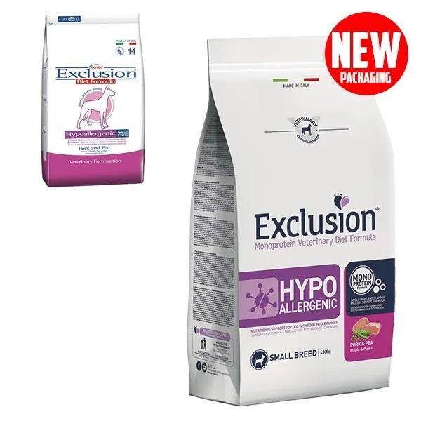 Exclusion Diet Hypoallergenic Small Breed Maiale e Piselli 7kg
