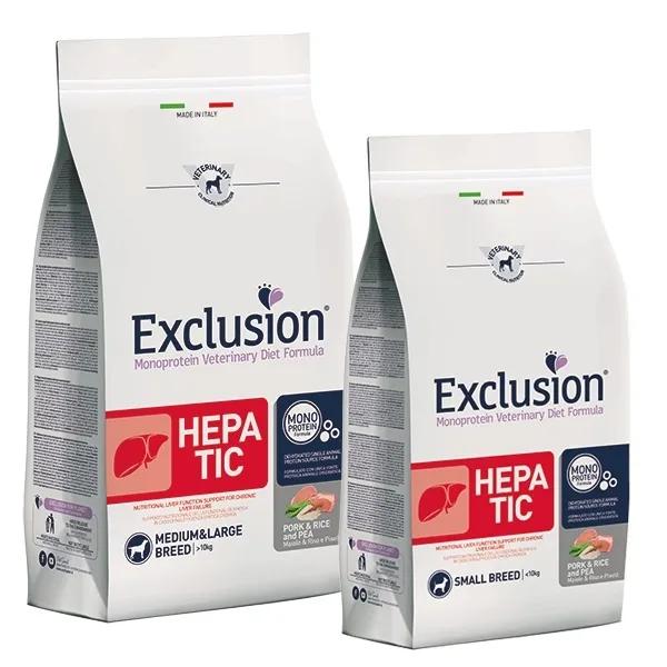 Exclusion Hepatic Adult Monoproteico Pork&Rice and Pea Taglia Small 2 kg