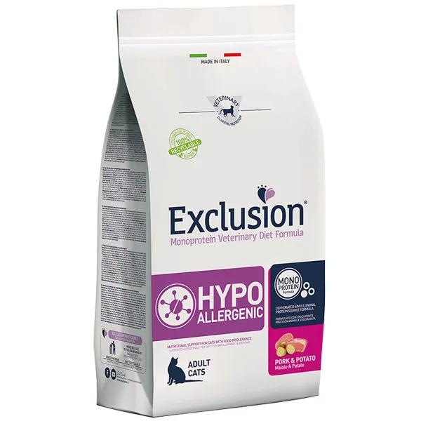Exclusion Exclusion Diet Cat Hypoallergenic Maiale e Patate 1,5 Kg