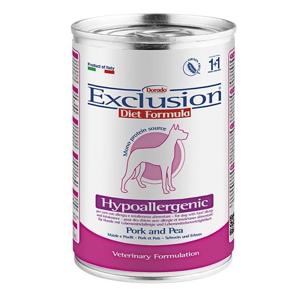 Exclusion Hypoallergenic Maiale Piselli Umido400gr