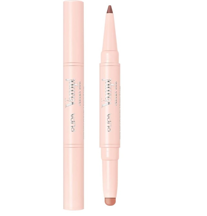 PUPA MILANO - CREAMY DUO VAMP! Matita Labbra Contouring & Rossetto 002 Nudo Medio