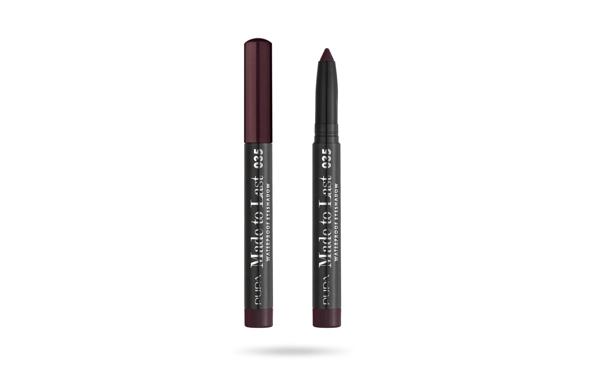 Pupa Made To Last Waterproof Eyeshadow 035 Plum Ombretto Stick Lunga Tenuta 1,4 Grammi