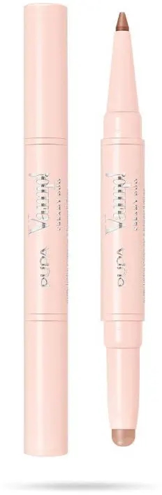 Pupa Vamp! Creamy Duo 015 Fair Warm Nude Matita Labbra Contouring & Rossetto Brillante