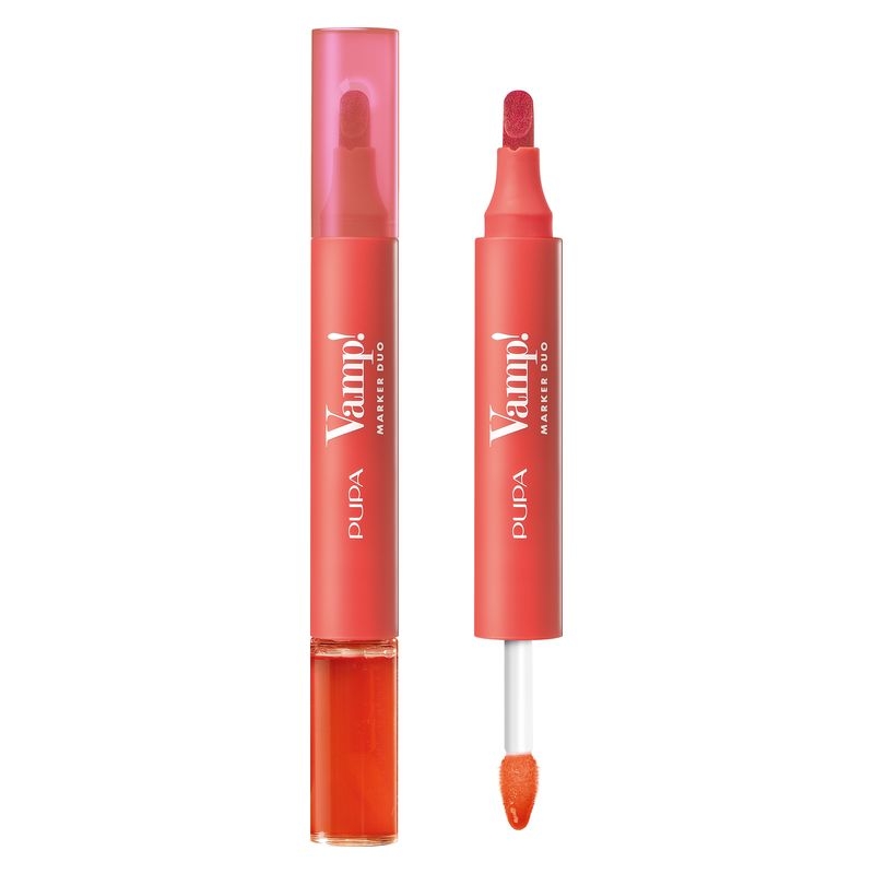 Pupa Vamp! Marker Duo 007 Red Potion Lip Marker & Oil-gloss 4ml