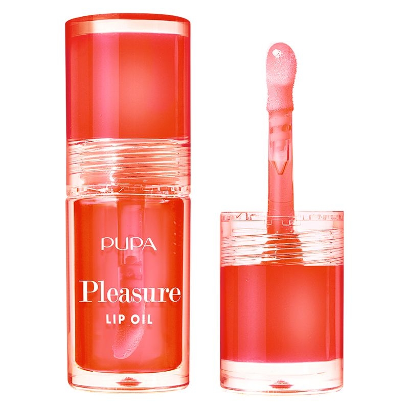 Pupa Pleasure Lip Oil 03 Yummy Strawberry Olio Labbra Nutriente Finish Lucido 5ml
