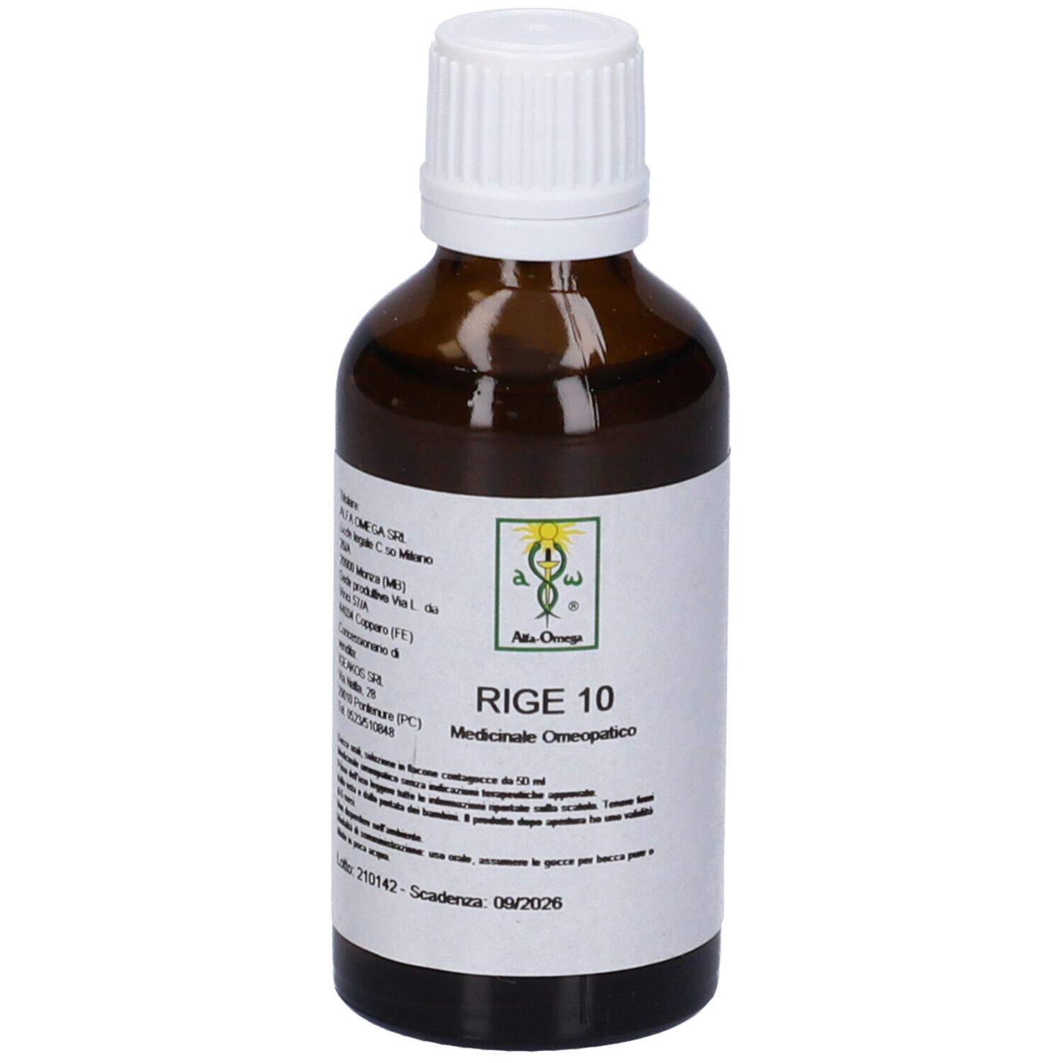 Rige 10 Farmaco Omeopatico Gocce Orali 50ml — confronto prezzi