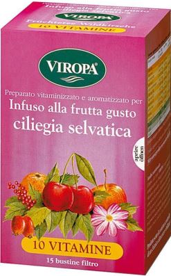 Viropa Infuso alla Frutta Ciliegia Selvatica, 15 bustine filtro