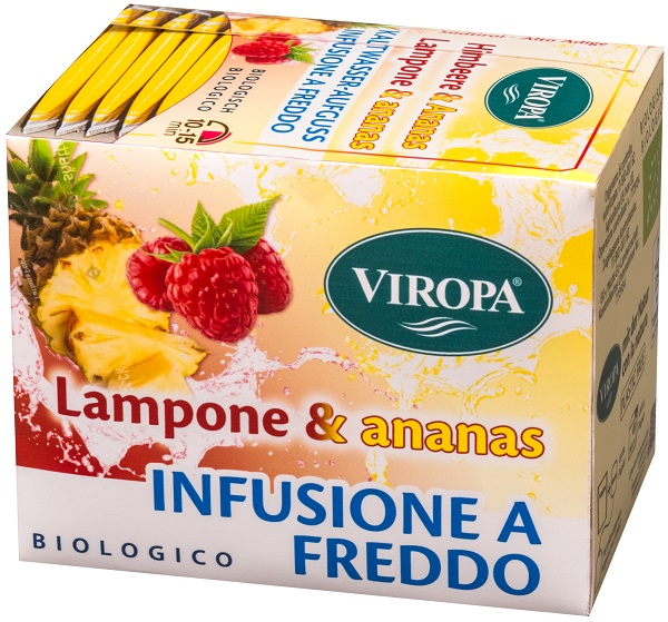Viropa Infuso a Freddo Lampone e Ananas Biologico 15 Filtri