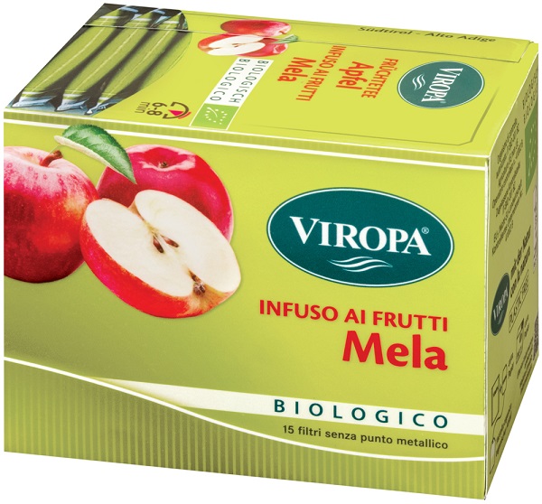 Viropa Infuso Ai Frutti Mela Bio Filtri 37,5 g Bustine filtro