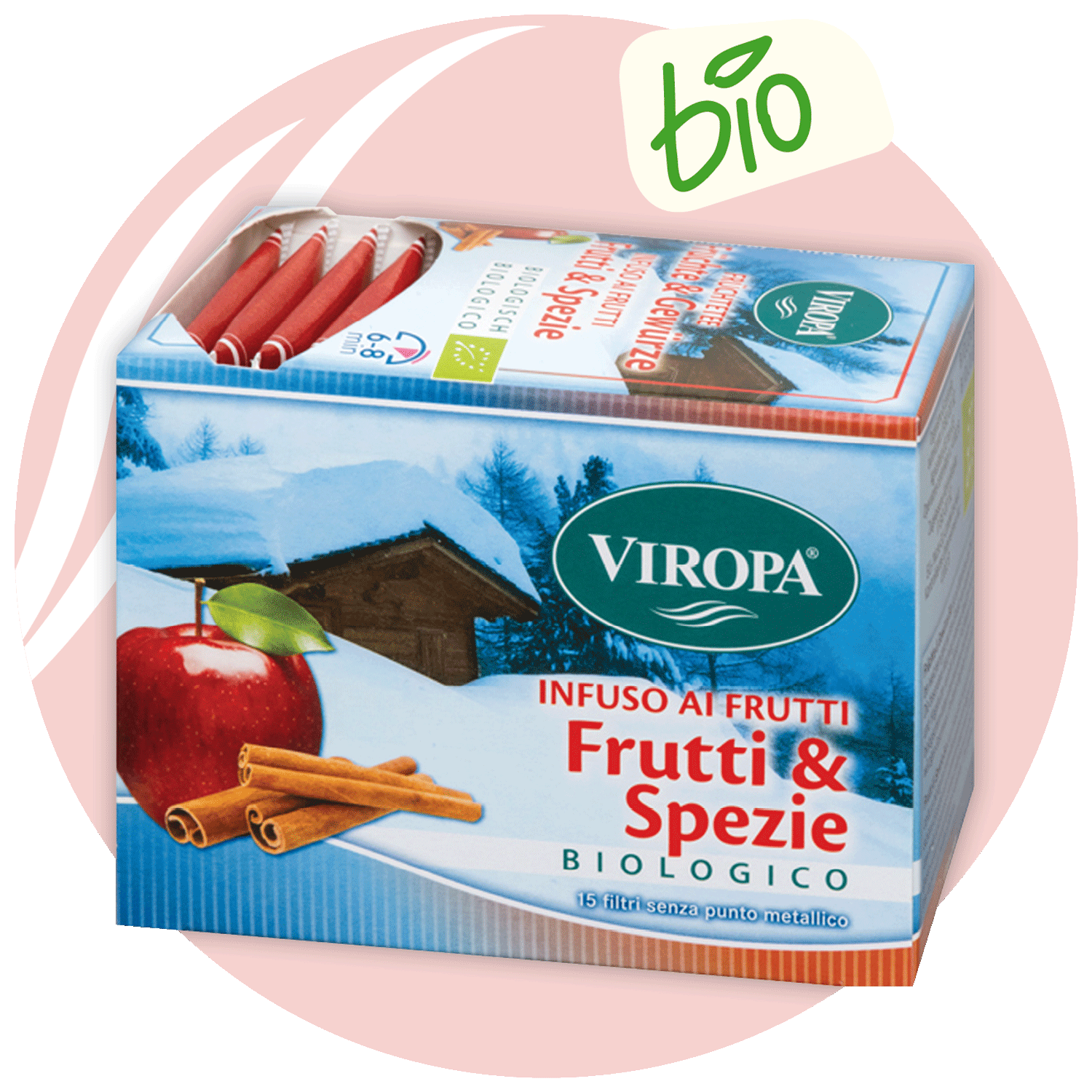 Viropa Infuso Frutti&Spezie Biologico Filtri 90 g Bustine filtro — confronto prezzi