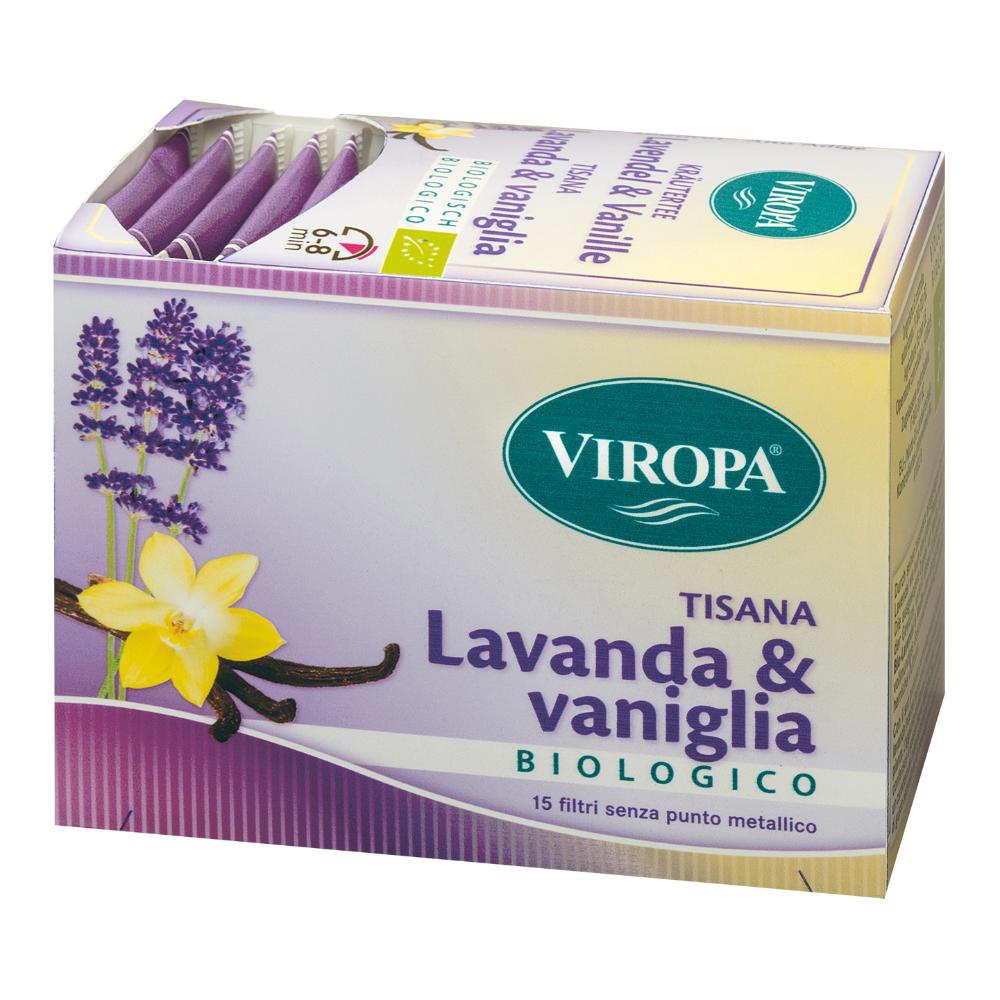 Viropa Tisana Lavanda&Vaniglia Biologico Filtri 28,5 g Bustine filtro