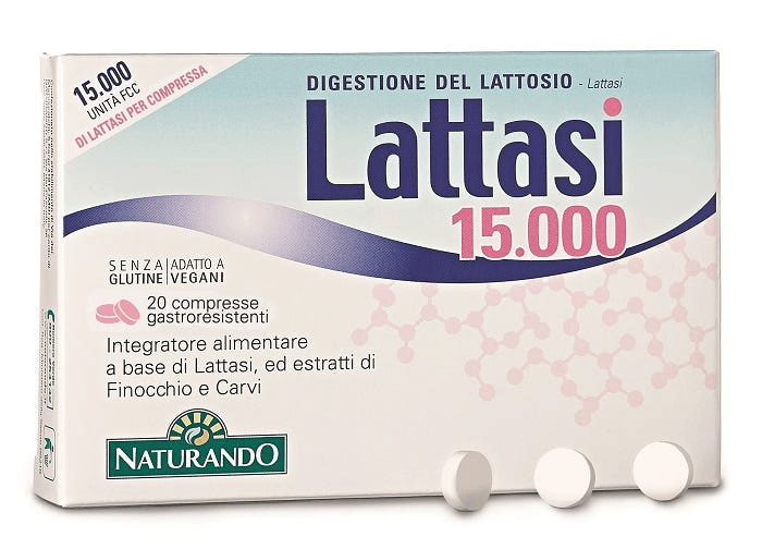 Naturando Lattasi 15000 Integratore 20 Compresse