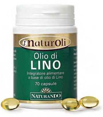 I naturoli olio di lino 70 capsule