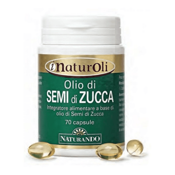 Olio di Semi di Zucca Integratore Alimentare Salute Urinaria e Prostatica 70 Capsule