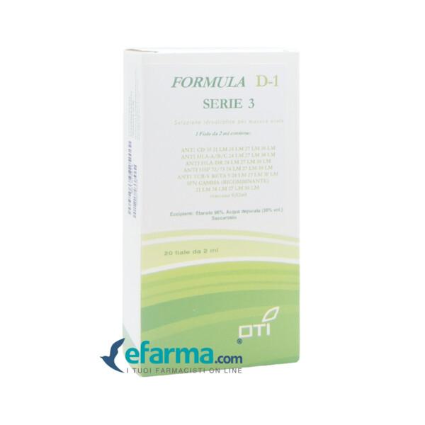 Oti Formula D1 Serie 3 Composto 20 Fiale Idroalcoliche — confronto prezzi