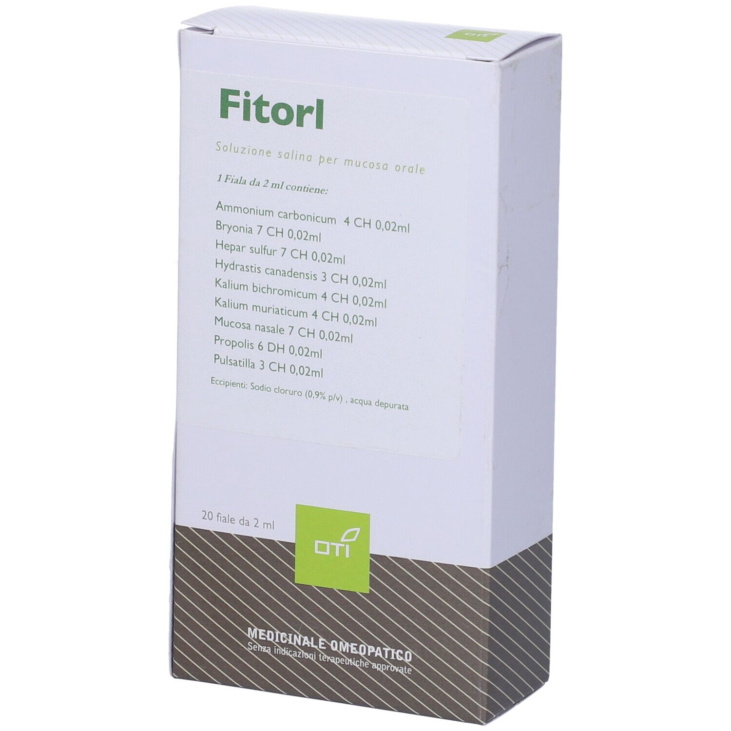 Oti Fitorl Composto Medicinale Omeopatico 20 Fiale Fisiologiche 2 ml — confronto prezzi