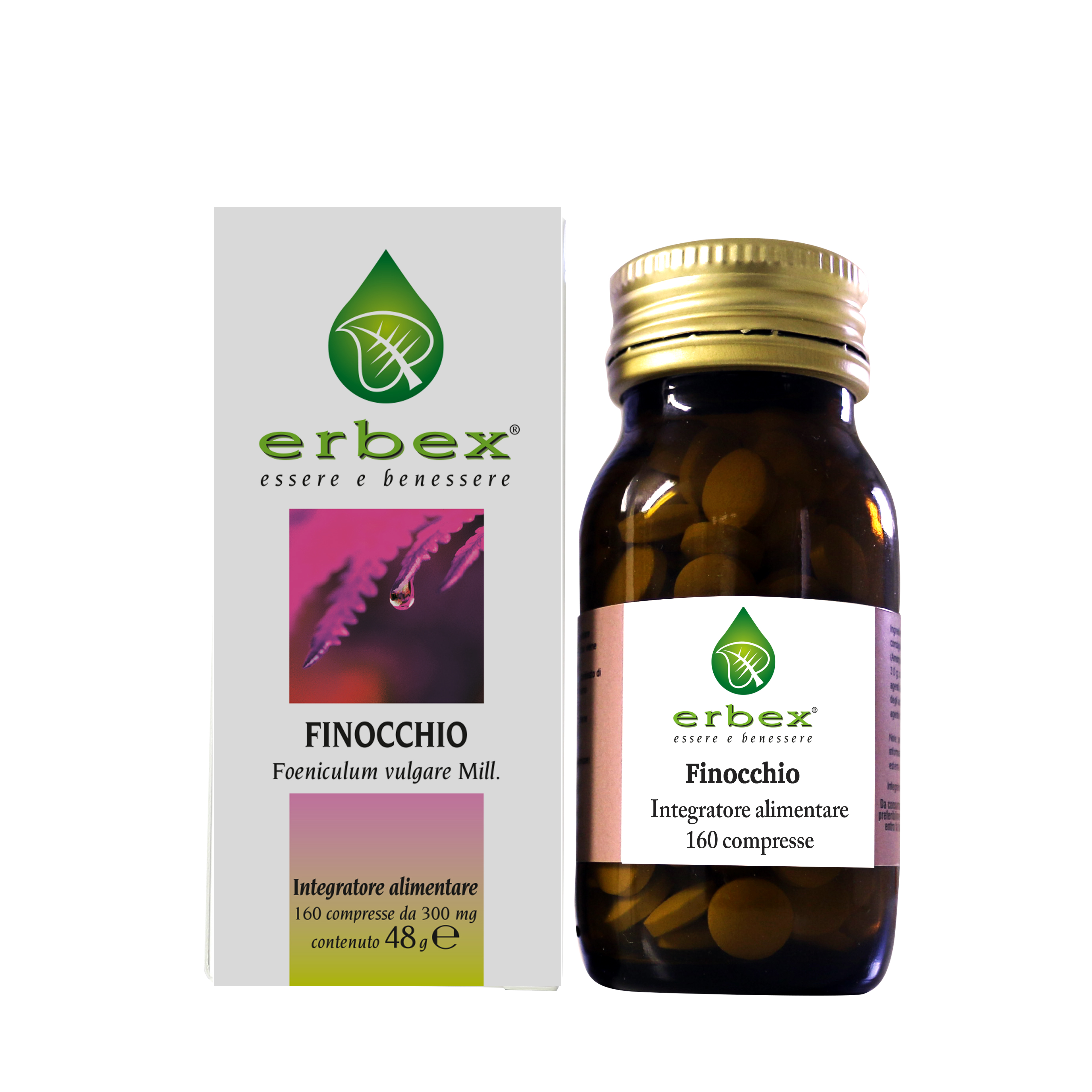Erbex Finocchio, 160 Compresse