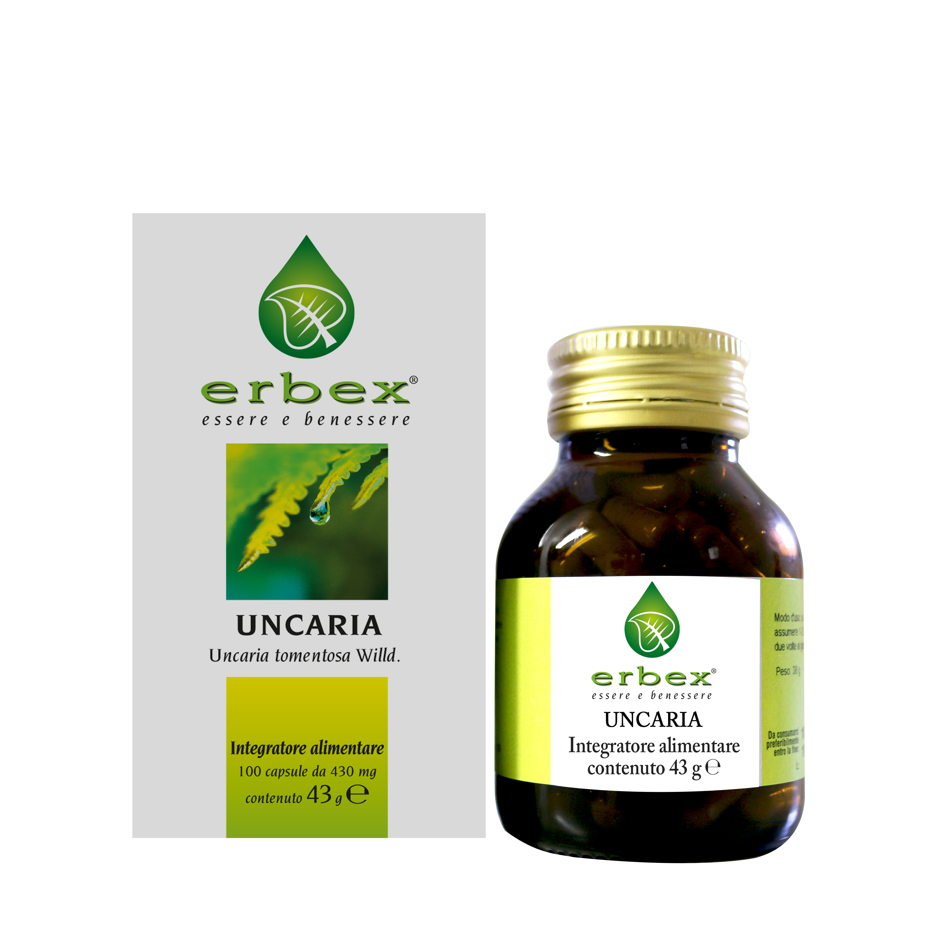 Erbex Uncaria Tomentosa Capsule 43 g