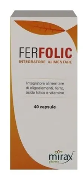 Ferfolic Integratore Di Minerali E Vitamine 40 Capsule