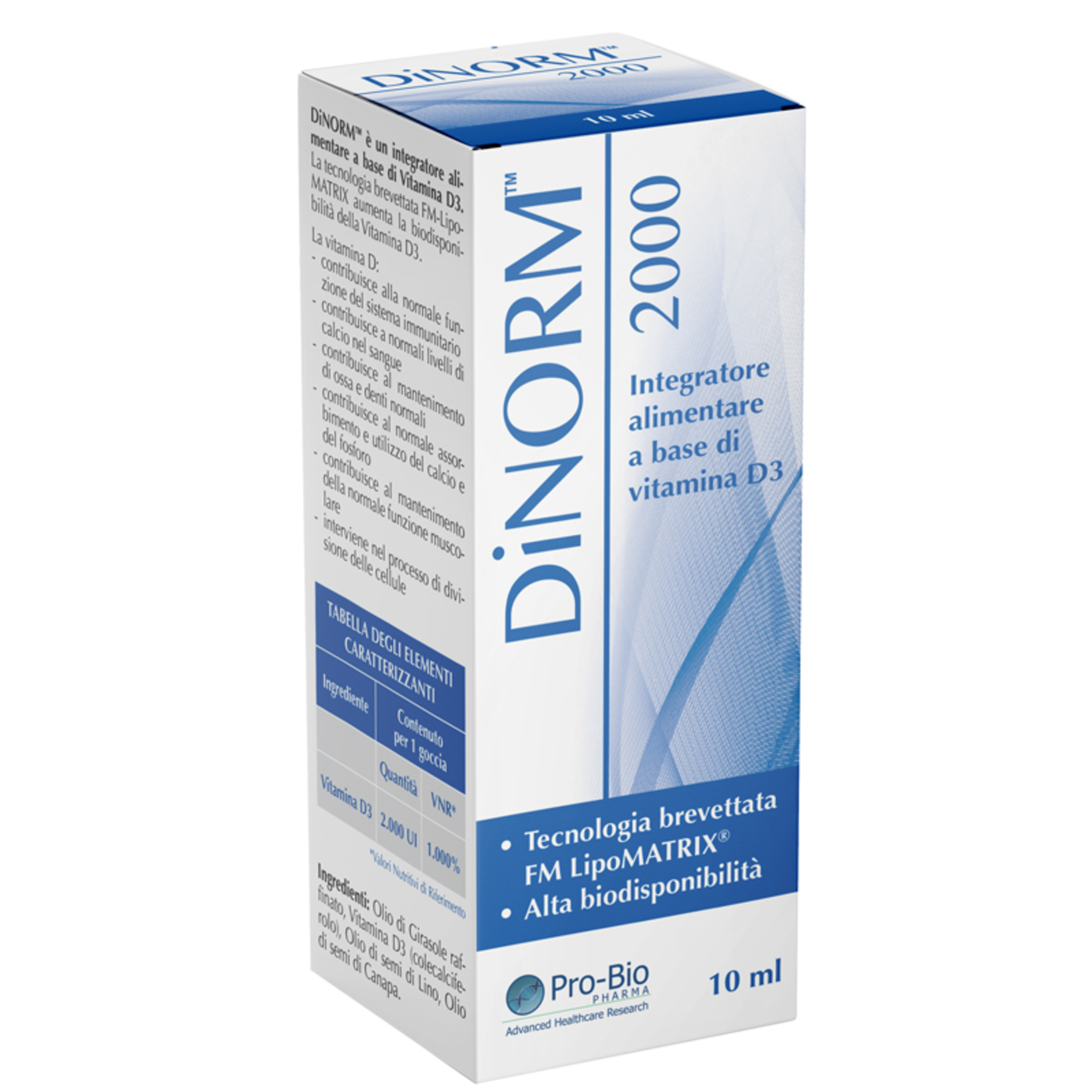 Dinorm 2000 gocce 10 ml — confronto prezzi