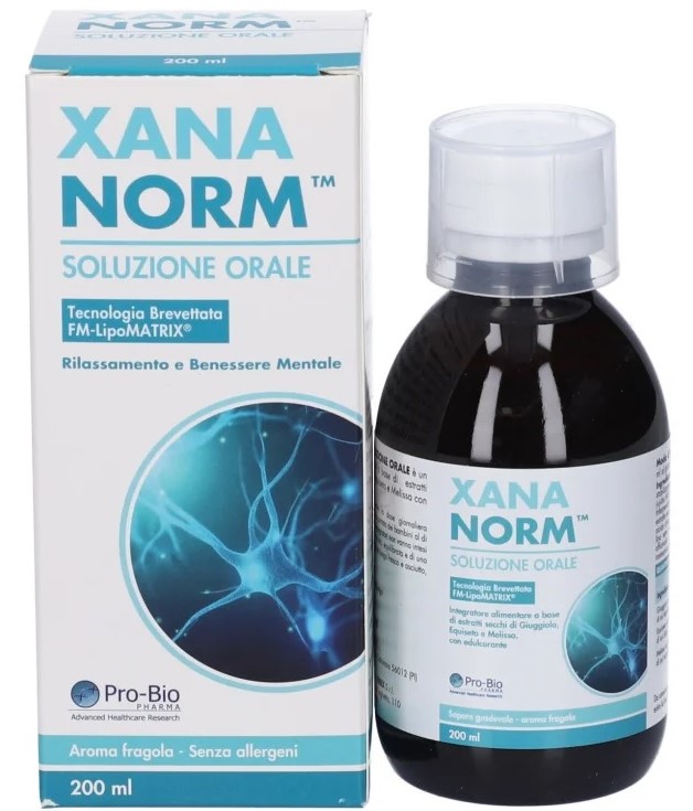 Xananorm Integratore Per Il Rilassamento E Benessere Mentale Soluzione Orale 200ml