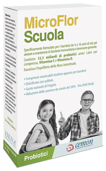 Microflor Scuola 30 Capsule Masticabili