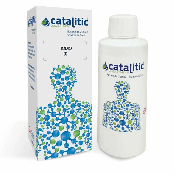 Cemon Iodio (I) Oligoelemento Catalitico 250 ml Integratore Alimentare per Funzione Tiroidea