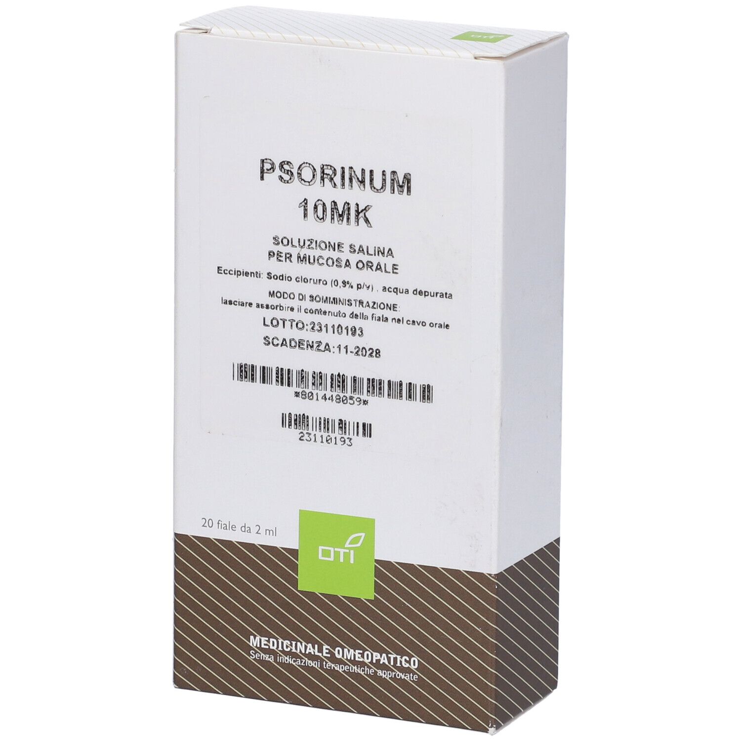 PSORINUM 10MK 20F F — confronto prezzi