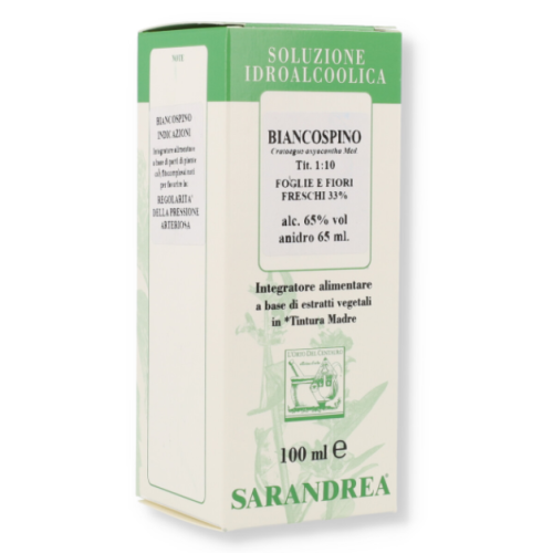 Biancospino Tintura Madre Integratore Per Il Sistema Cardiocircolatorio Gocce Orali 100ml