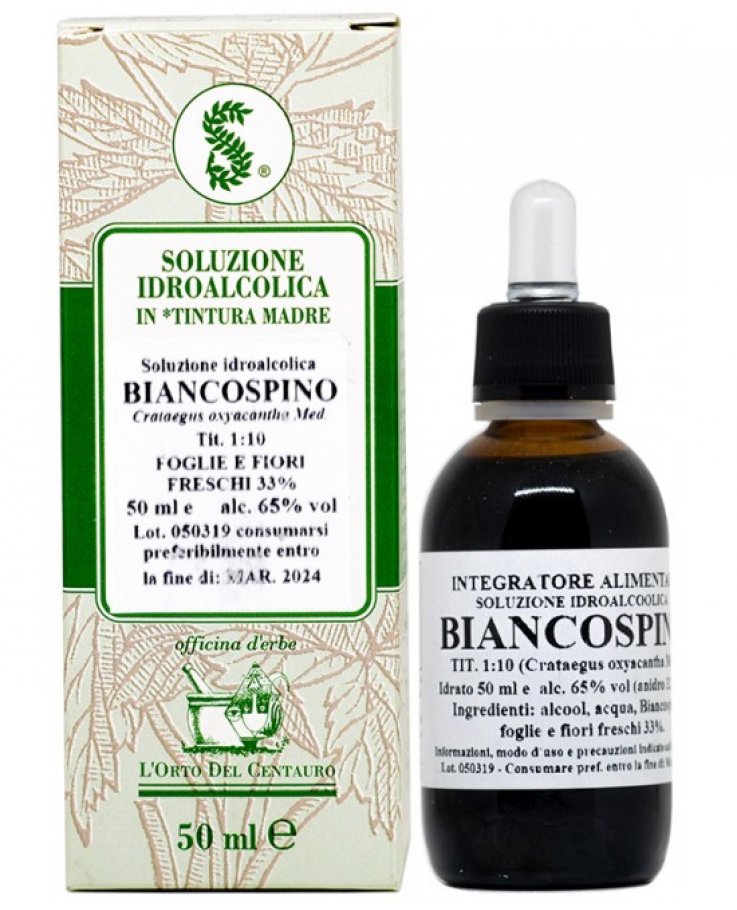 Biancospino Tintura Madre Integratore Per Il Rilassamento E Il Benessere Cardiovascolare 60ml — confronto prezzi