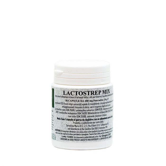 LACTOSTREP MIX 500 MACERATO GLICERICO 50 CAPSULE — confronto prezzi