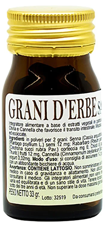 Grani d'erbe lact ac compresse 33g